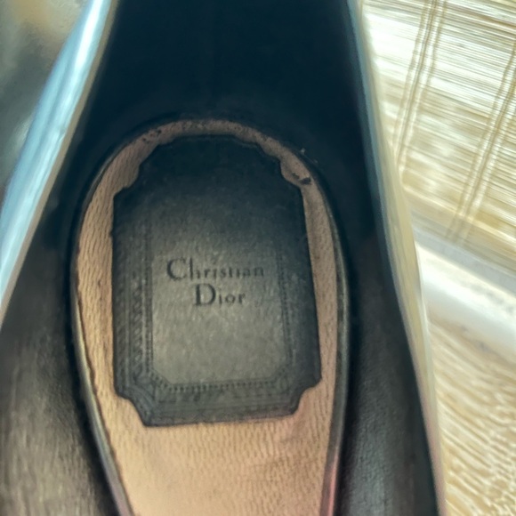 Dior Metallic Pointed Toe Heels size 37 - Picture 3 of 4